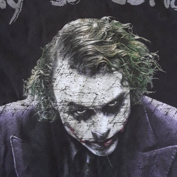 Vtg 2008 Why So Serious The Dark Knight T-Shirt - Picture 4 of 7